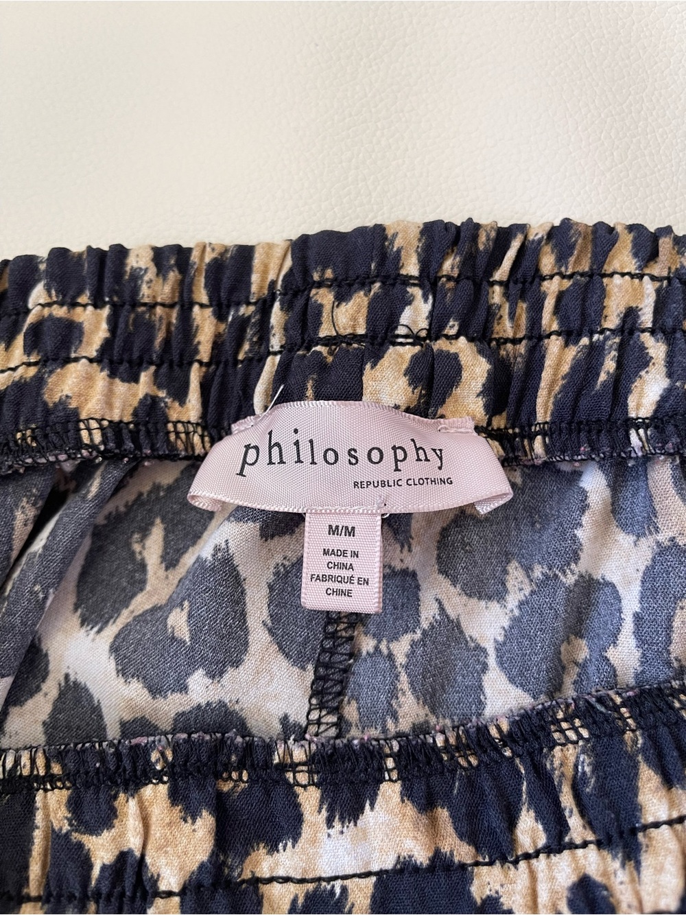 Leopard Print Wide Leg Pants - Picture 2 of 2
